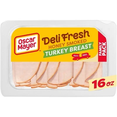 Oscar Mayer Deli Fresh Honey Smoked Turkey Breast  16oz