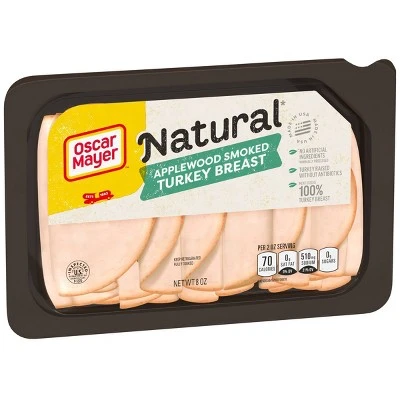 Oscar Mayer Natural Applewood Smoked Turkey Breast  8oz