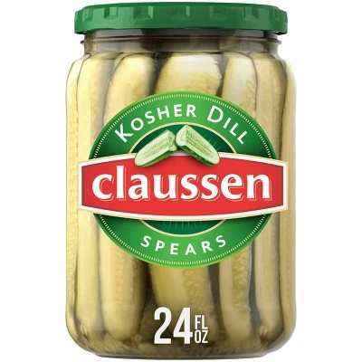 Claussen Dill Pickle Spears  24 fl oz