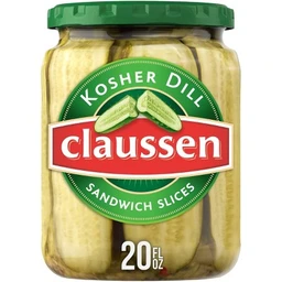 Claussen Claussen Dill Sandwich Pickle Slices  20 fl oz