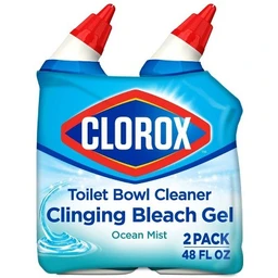 Clorox CloroxToilet Bowl Cleaner Clinging Bleach Gel Cool Wave