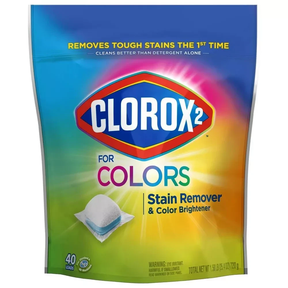 Clorox 2 for Colors Stain Remover & Color Brightener Packs 40ct