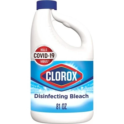 Clorox Disinfecting Bleach  Regular  81oz