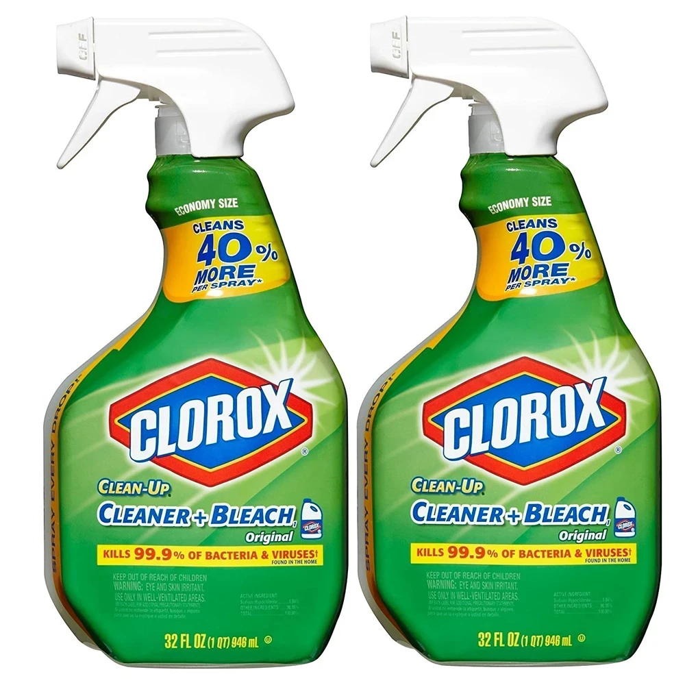 Clorox Clean Up Cleaner + Bleach Spray Original 32 fl oz/2pk