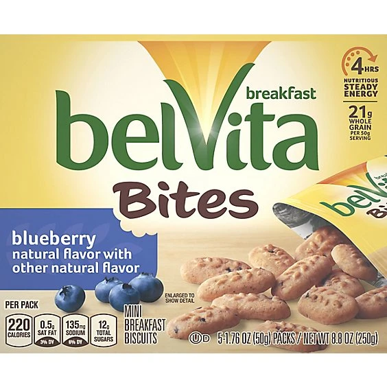 belVita Bites Mini Breakfast Biscuits 5ct