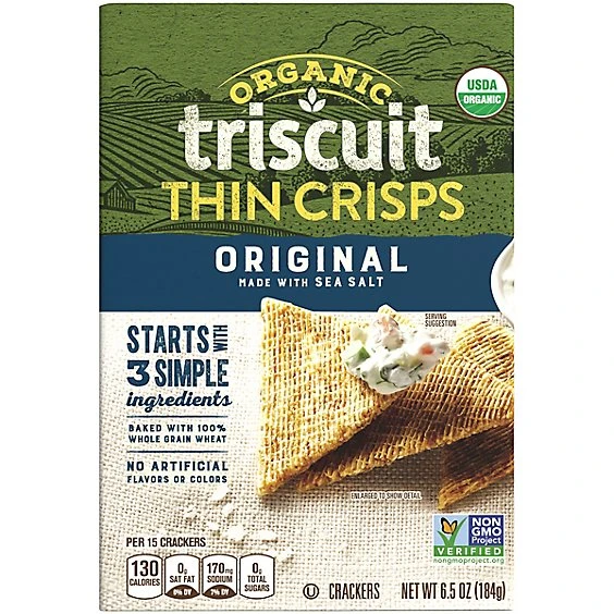 Triscuit Original Thin Crisps Crackers  6.5oz