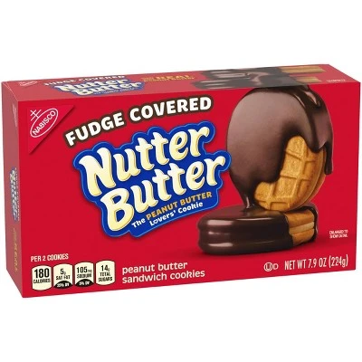 Nutter Butter Fudge Covered Peanut Butter Sandwich Cookies, Peanut Butter