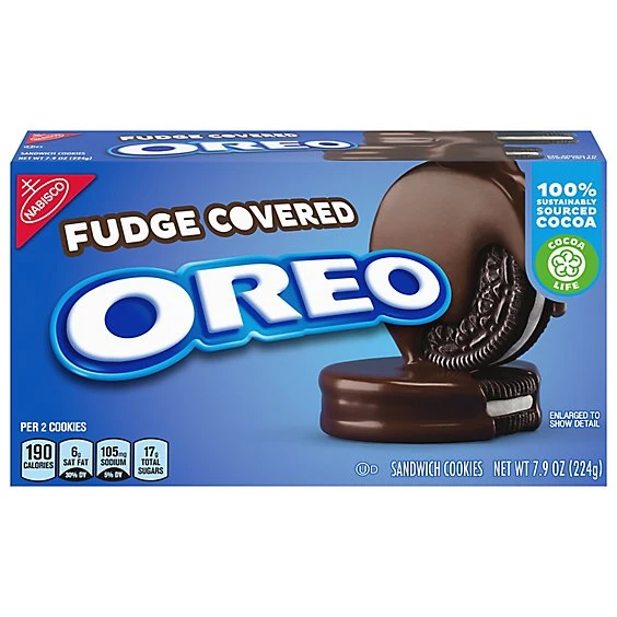 Oreo Fudge Covered Cookies  7.9oz
