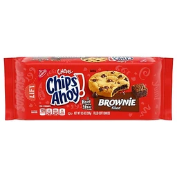 Chips Ahoy! Chips Ahoy! Chewy Brownie Filled Chocolate Chip Cookies  9.5oz