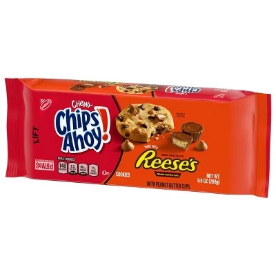 Chips Ahoy! Chewy Chocolate Chip Cookies With Reese's Peanut Butter Cups 9.5oz
