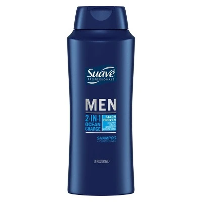 Suave Professionals Men 2 in 1 Shampoo & Conditioner (2014 formulation)