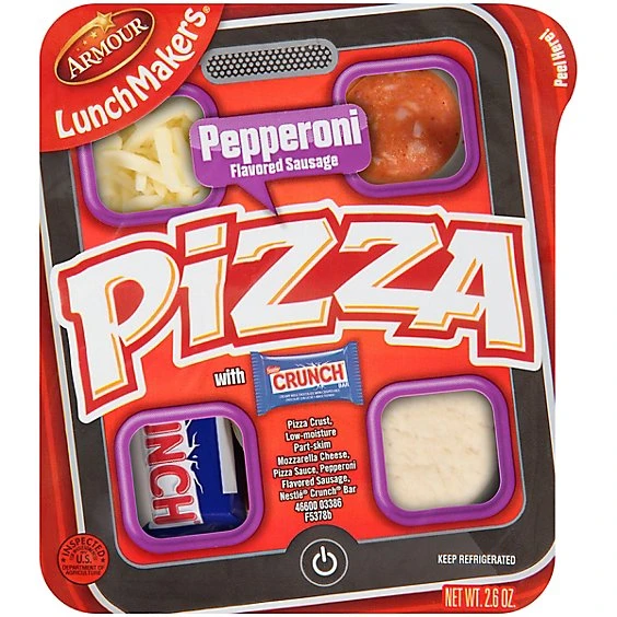 Armour LunchMakers Pepperoni Pizza  2.67oz
