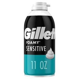 FOAMY Gillette Foamy Men's Sensitive Shave Foam  11oz