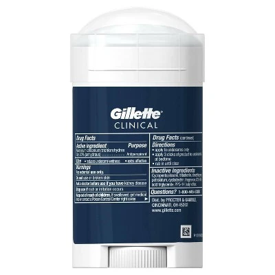 Gillette Clinical Soft Solid Ultimate Fresh Antiperspirant & Deodorant 2.6oz