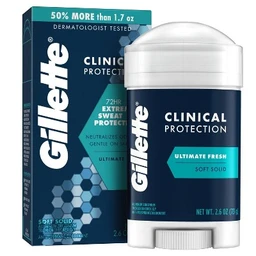 Gillette Gillette Clinical Soft Solid Ultimate Fresh Antiperspirant & Deodorant 2.6oz