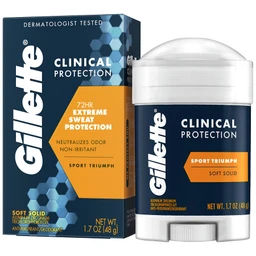 Gillette Gillette Clinical Soft Solid Sport Triumph Antiperspirant & Deodorant  1.7oz