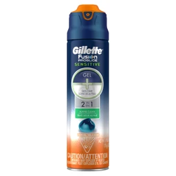 Gillette Gillette Fusion ProGlide Sensitive 2 in 1 Alpine Clean Men's Shave Gel 6 oz