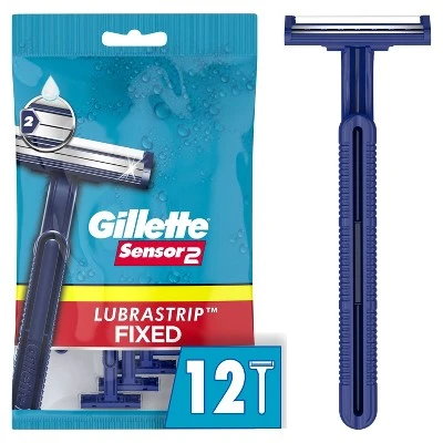 Gillette Sensor2 Men's Disposable Razors 12ct