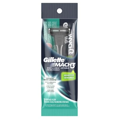 Gillette Mach3 Sensitive Men's Disposable Razor