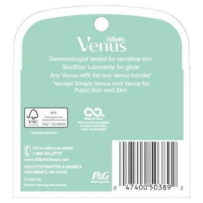 Venus Extra Smooth Sensitive Women's Razor Blade Refills