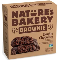 Nature's Bakery Nature's Bakery Double Chocolate Brownie 6ct