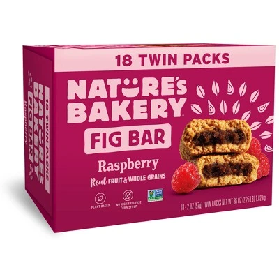 Nature's Bakery Raspberry Fig Bar 5.1oz/18 ct