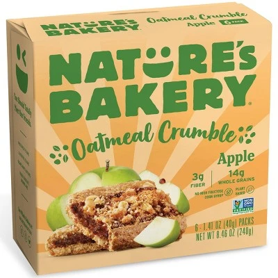 Nature's Bakery Apple Oatmeal Crumble, Apple