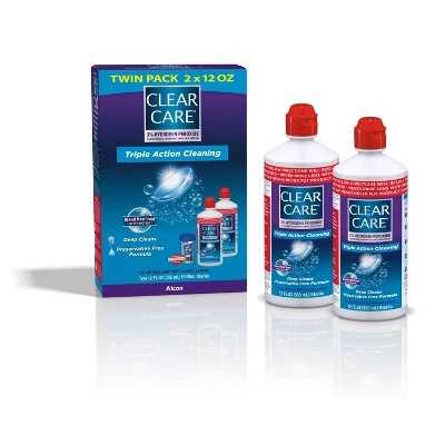Clear Care Triple Action Cleaning & Disinfecting Solution