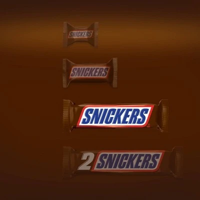 Snickers Full Size Chocolate Candy Bars  1.86oz/6ct
