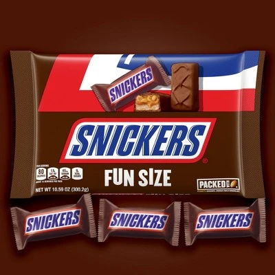 Snickers Fun Size Chocolate Candy Bars  10.59oz