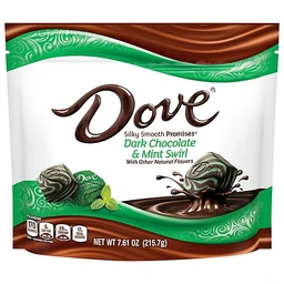 Dove Chocolate Dove Silky Smooth Promises Chocolate, Dark Chocolate & Mint Swirl