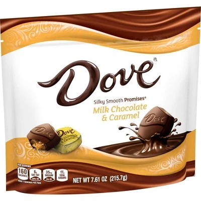 Dove Promises Milk Chocolate & Caramel Candies  7.6oz