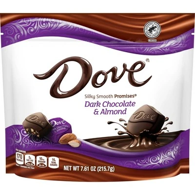 Dove Promises Dark Chocolate & Almond Candies 7.6oz