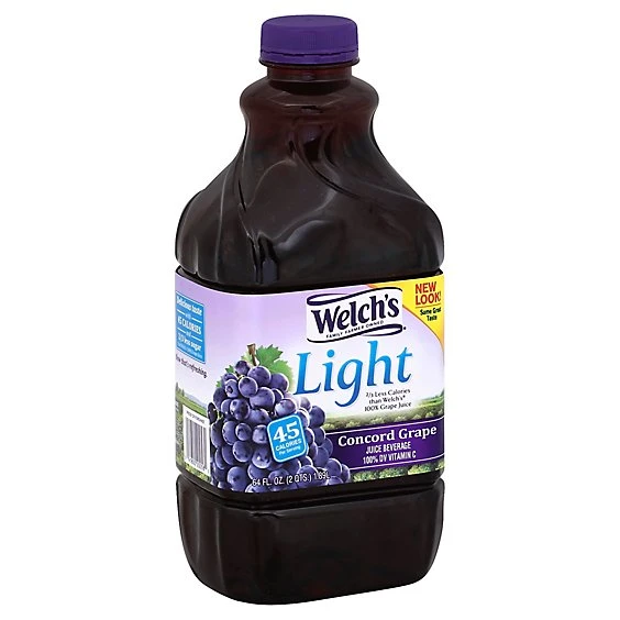 Welch's Light Concord Grape Juice 64 fl oz Bottle