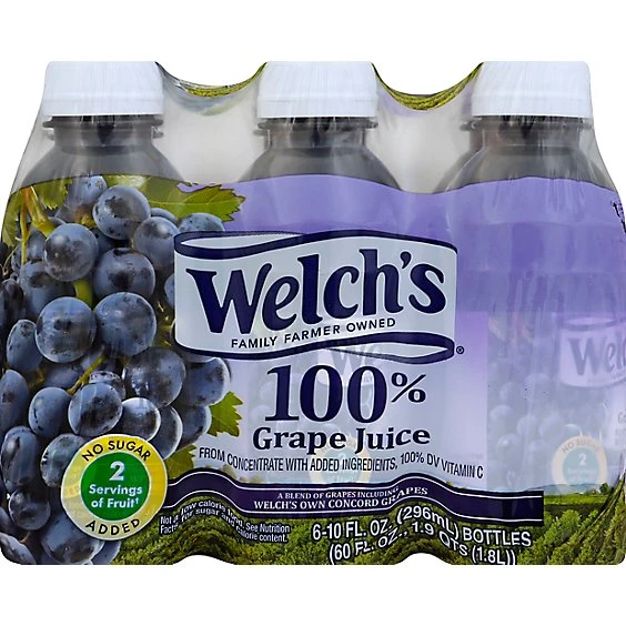 Welch's Concord Grape Juice 6pk/10 fl oz Bottles