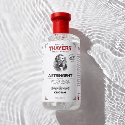 Thayers Witch Hazel Astringent with Aloe Vera Original  12 oz