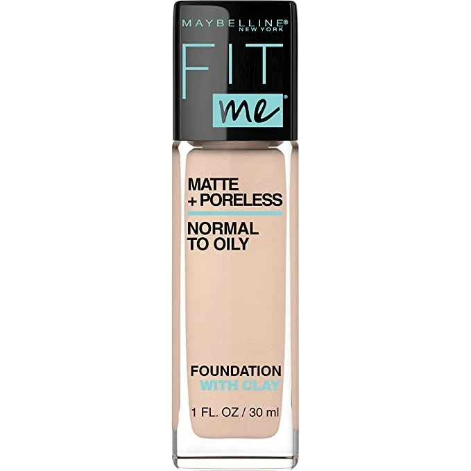 Maybelline FIT ME! Matte + Poreless Foundation Light Shades 1.0 fl oz