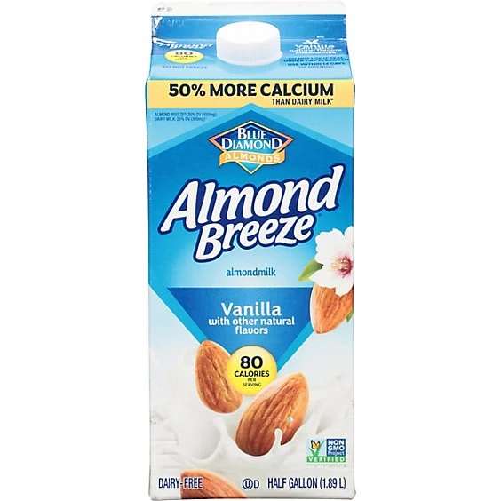Blue Diamond Almond Breeze Almond Breeze, Almondmilk, Refrigerated, Vanilla, Vanilla