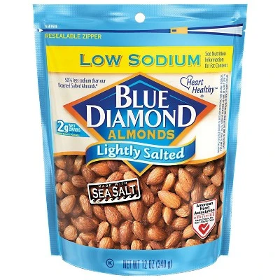 Blue Diamond Almonds Lightly Salted 12oz