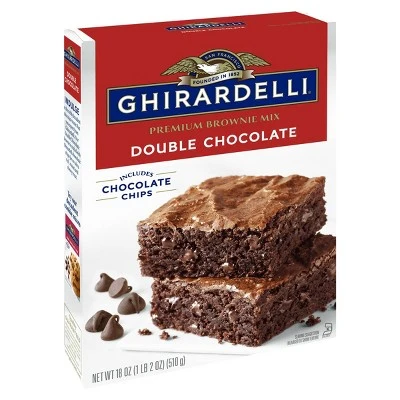 Ghirardelli Double Chocolate Brownie Mix  18 oz.