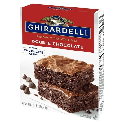 Ghirardelli Double Chocolate Brownie Mix  18 oz.