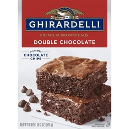 Ghirardelli Ghirardelli Double Chocolate Brownie Mix  18 oz.