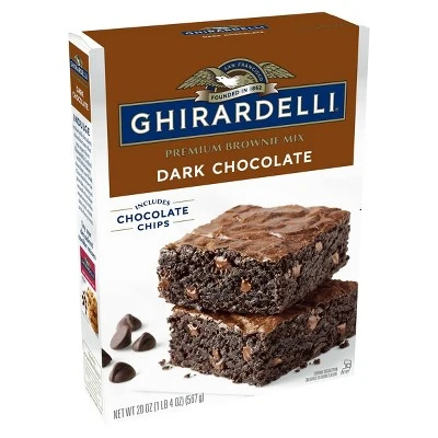 Ghirardelli Dark Chocolate Brownie Mix  20oz