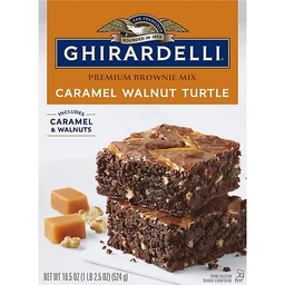Ghirardelli Ghirardelli Chocolate Caramel Turtle Brownie Mix  18.5oz