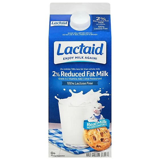 Lactaid Reduced Fat Milk