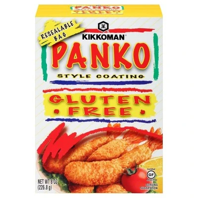 Kikkoman Panko Japanese Style Bread Crumbs Gluten Free  8oz
