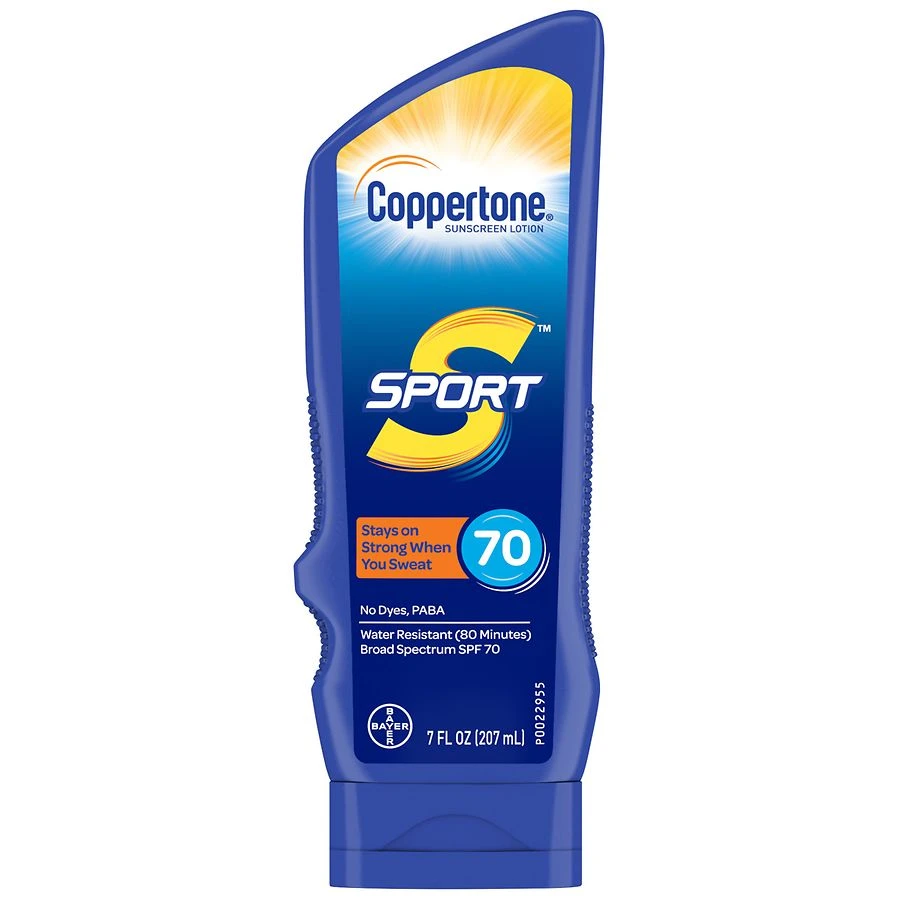 Coppertone Sport Sunscreen Lotion  SPF 70  7oz