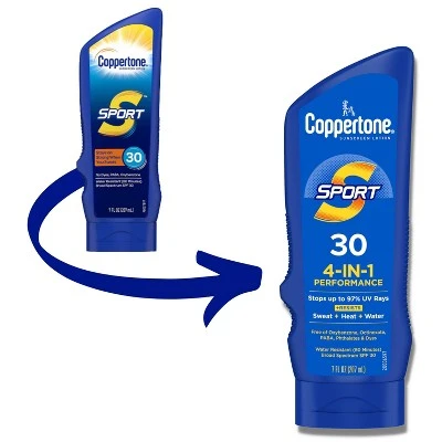 Coppertone Sport Sunscreen Lotion  SPF 30  7oz