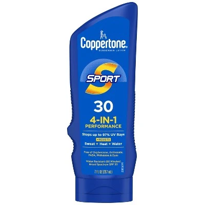 Coppertone Sport Sunscreen Lotion  SPF 30  7oz