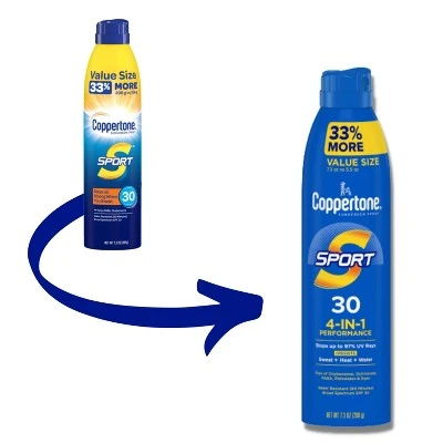 Coppertone Sport Sunscreen Spray  SPF 30